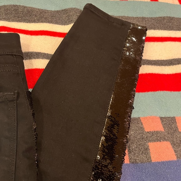 Frame le skinny sequin tux stripe jean, nwt, sz 29 - Picture 7 of 12